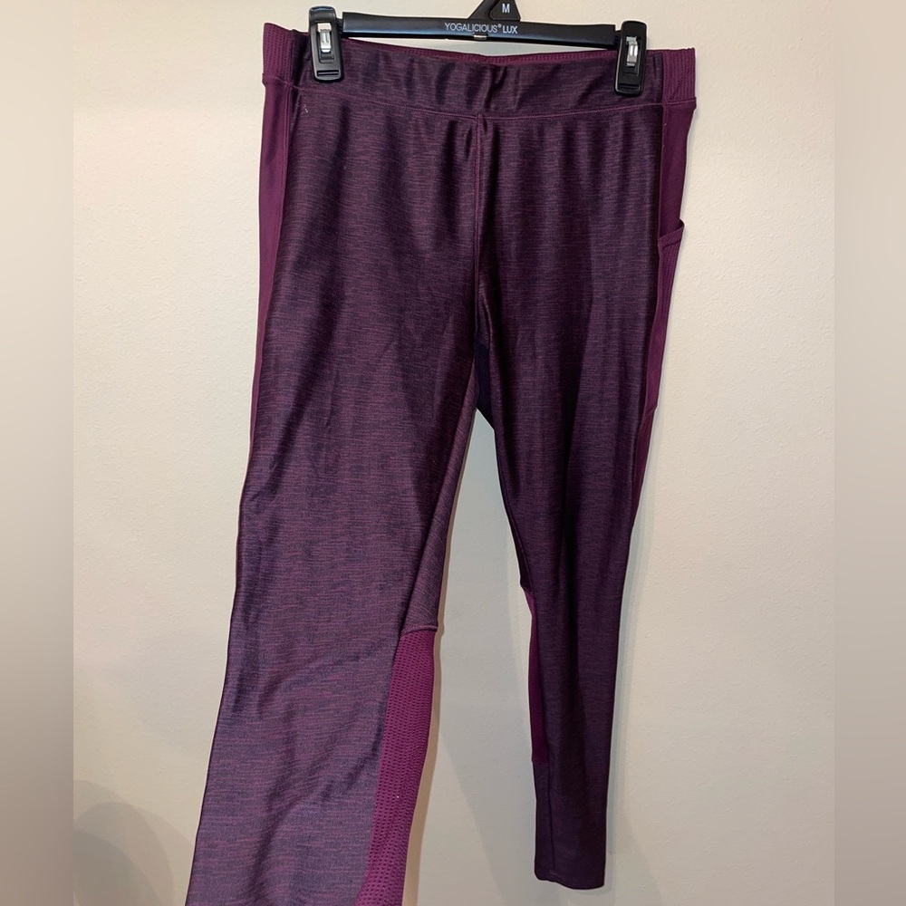 Decathlon Purple Athletic Leggings